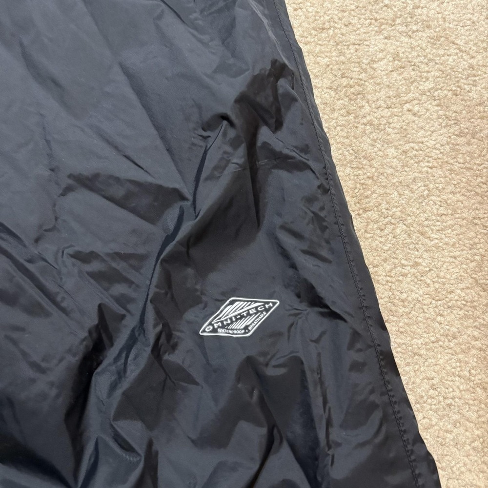 Columbia Rain Pants Mens Small Black Omni-Tech Waterproof Hiking Elastic Waist - Picture 13 of 15